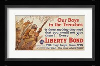 Our Boys in the Trenches Fine Art Print