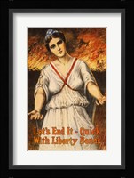 Lets End it Quick with Liberty Bonds Fine Art Print