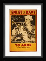Enlist in the Navy Fine Art Print