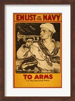 Enlist in the Navy Fine Art Print