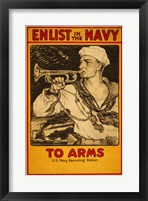 Enlist in the Navy Fine Art Print
