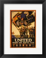 United Behind the Service Star Fine Art Print