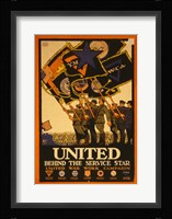 United Behind the Service Star Fine Art Print