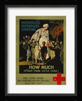 How Much to Save These Lives War Fund Week Fine Art Print