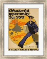 A Wonderful Opportunity for You United States Navy Fine Art Print