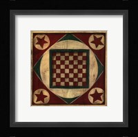 Small Antique Checkers Fine Art Print