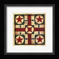 Small Antique Parchessi Framed Print