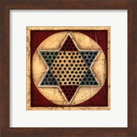 Small Antique Chinese Checkers Fine Art Print