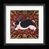 Folk Rabbit I Fine Art Print