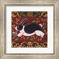 Folk Rabbit I Fine Art Print