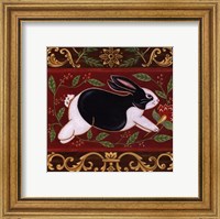 Folk Rabbit II Fine Art Print