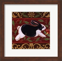 Folk Rabbit II Fine Art Print