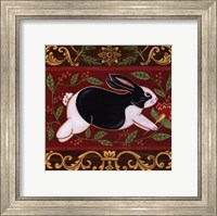 Folk Rabbit II Fine Art Print