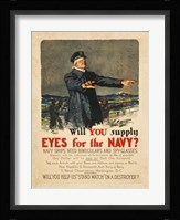 Eyes for the Navy Fine Art Print