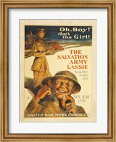 The Salvation Army Lassie Fine Art Print