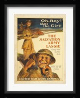 The Salvation Army Lassie Fine Art Print