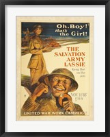 The Salvation Army Lassie Fine Art Print