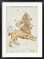 Leo Major and Leo Minor Constellation Fine Art Print