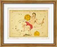 Aquarius, Pices Australis & Ballon Aerostatique Constellation Fine Art Print