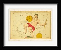 Aquarius, Pices Australis & Ballon Aerostatique Constellation Fine Art Print