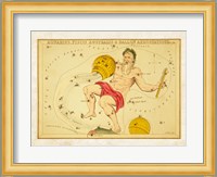 Aquarius, Pices Australis & Ballon Aerostatique Constellation Fine Art Print