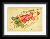 Virgo Zodiac Sign Framed Print
