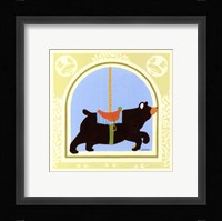 Bear Carousel Framed Print