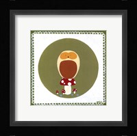 Owl Cameo III Framed Print