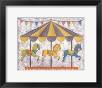 Carnival Carousel Framed Print
