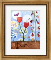 Whimsical Flower Garden I Fine Art Print