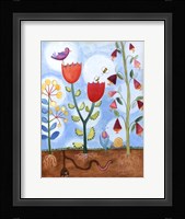 Whimsical Flower Garden I Fine Art Print
