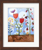 Whimsical Flower Garden I Fine Art Print