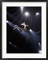 The Flying Redpaths Royal Hanneford Circus act Fine Art Print