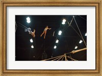 The Flying Redpaths Royal Hanneford Circus in action Fine Art Print