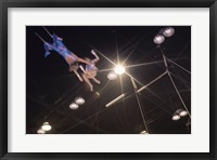 The Flying Redpaths Royal Hanneford Circus swinging Fine Art Print