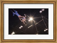 The Flying Redpaths Royal Hanneford Circus swinging Fine Art Print