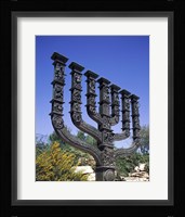 Low angle view of a menorah, Knesset Menorah, Jerusalem, Israel Fine Art Print