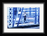 Young woman running Fine Art Print