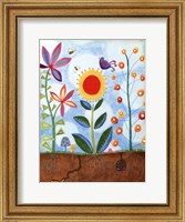 Whimsical Flower Garden II Fine Art Print
