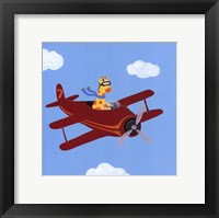 In The Clouds Framed Print