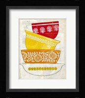 Retro Ware I Framed Print