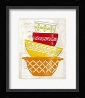 Retro Ware II Framed Print