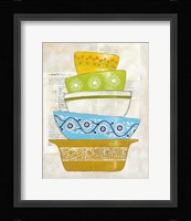 Retro Ware IV Framed Print