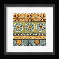 Eastern Textile I Framed Print