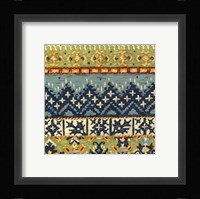 Eastern Textile III Framed Print