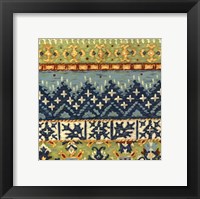 Eastern Textile III Framed Print