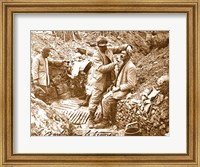 Barber in the Trench Fine Art Print