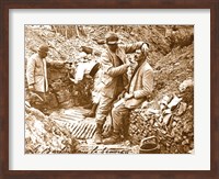 Barber in the Trench Fine Art Print