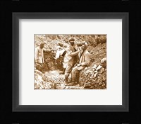 Barber in the Trench Fine Art Print