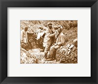 Barber in the Trench Fine Art Print